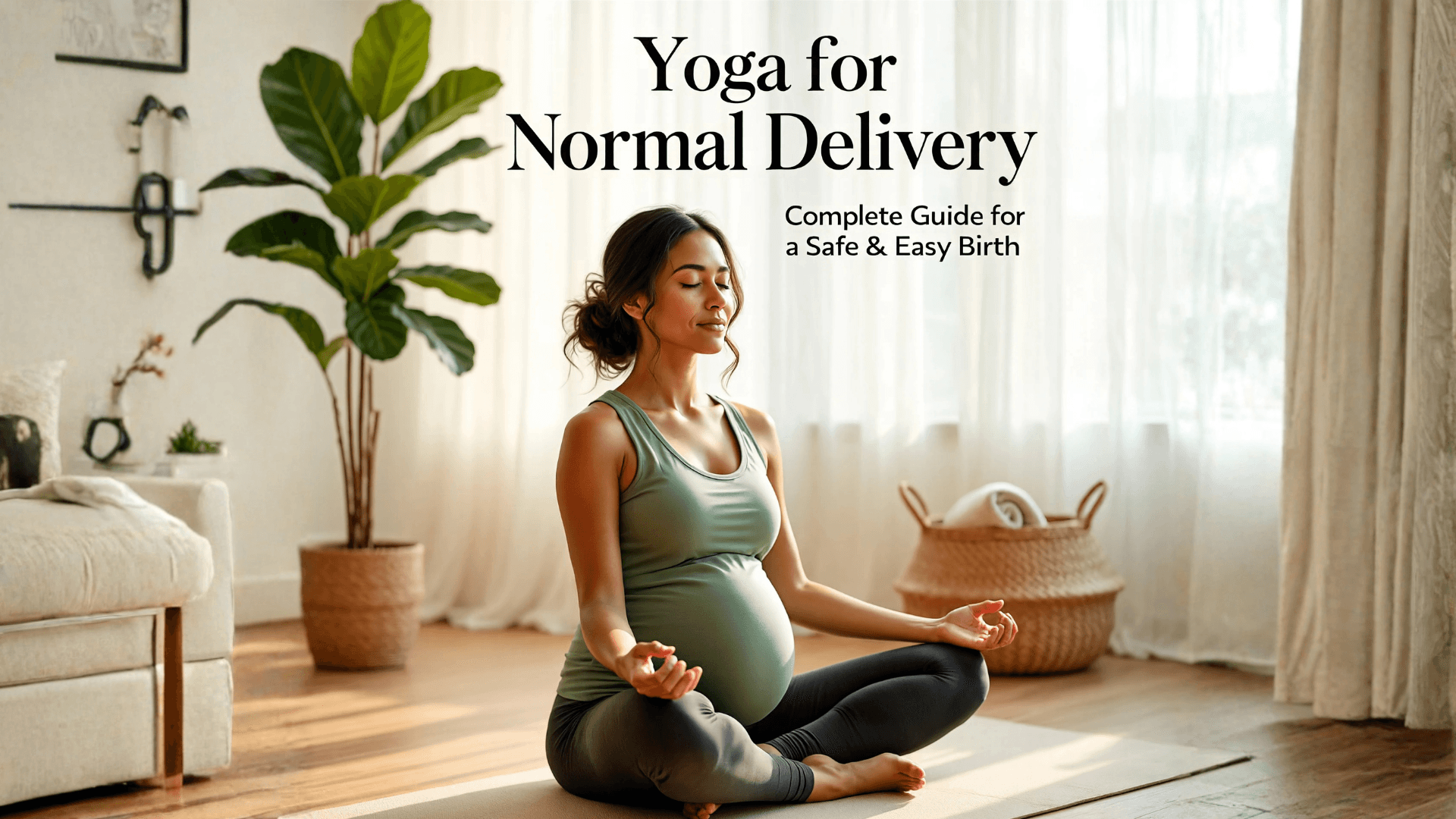 Prenatal Yoga for Normal Delivery (Trimester Guide 2026) - prenatal yoga, trimester based yoga