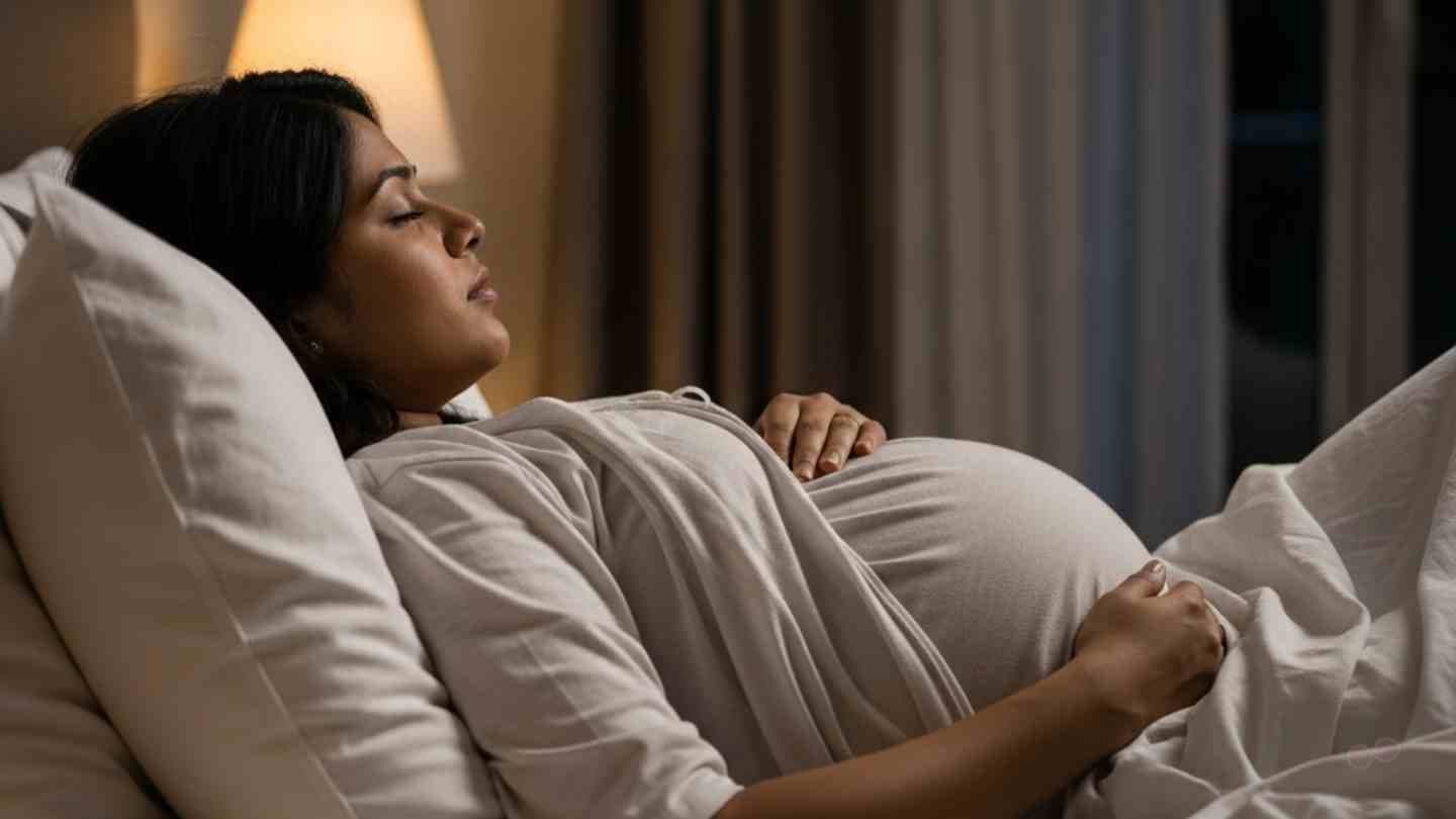 Best Sleeping Positions During Pregnancy (Trimester-Wise Guide for Safe Sleep) - pregnancy sleep, sleeping positions during pregnancy