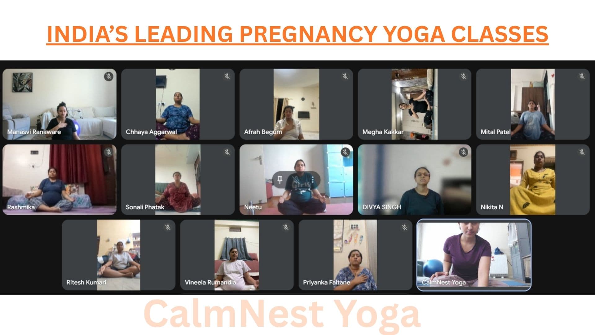 Best Pregnancy Yoga Classes in Mumbai | CalmNest Yoga - best pregnancy yoga classes in mumbai, prenatal yoga near me