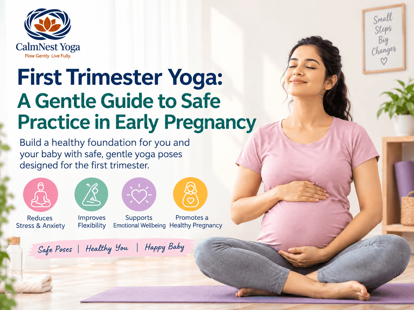 First Trimester Yoga: A Gentle Guide to Safe Practice in Early Pregnancy