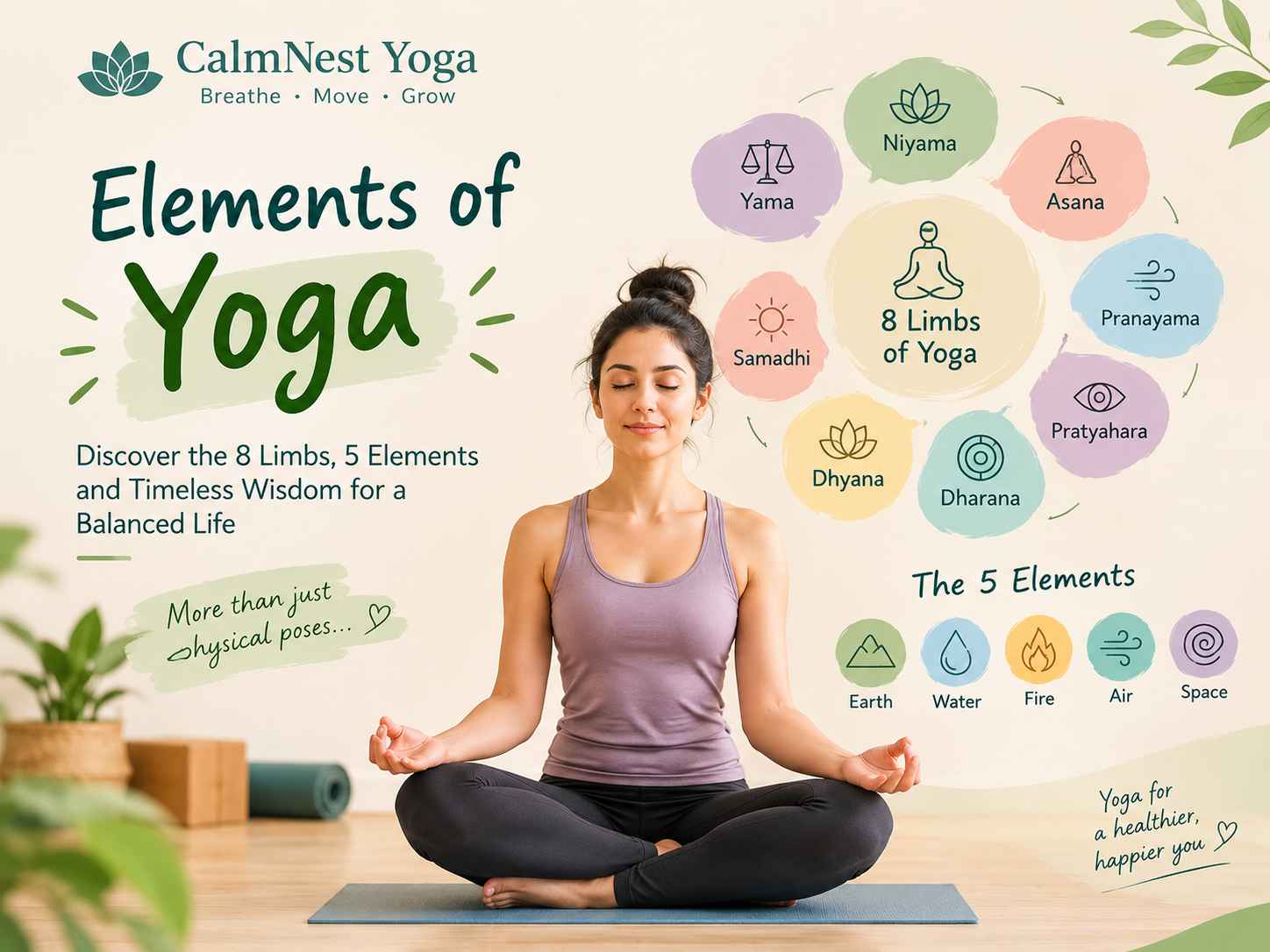 Elements of Yoga: A Complete Guide to the Foundations of a Timeless Practice - elements of yoga, yoga asanas