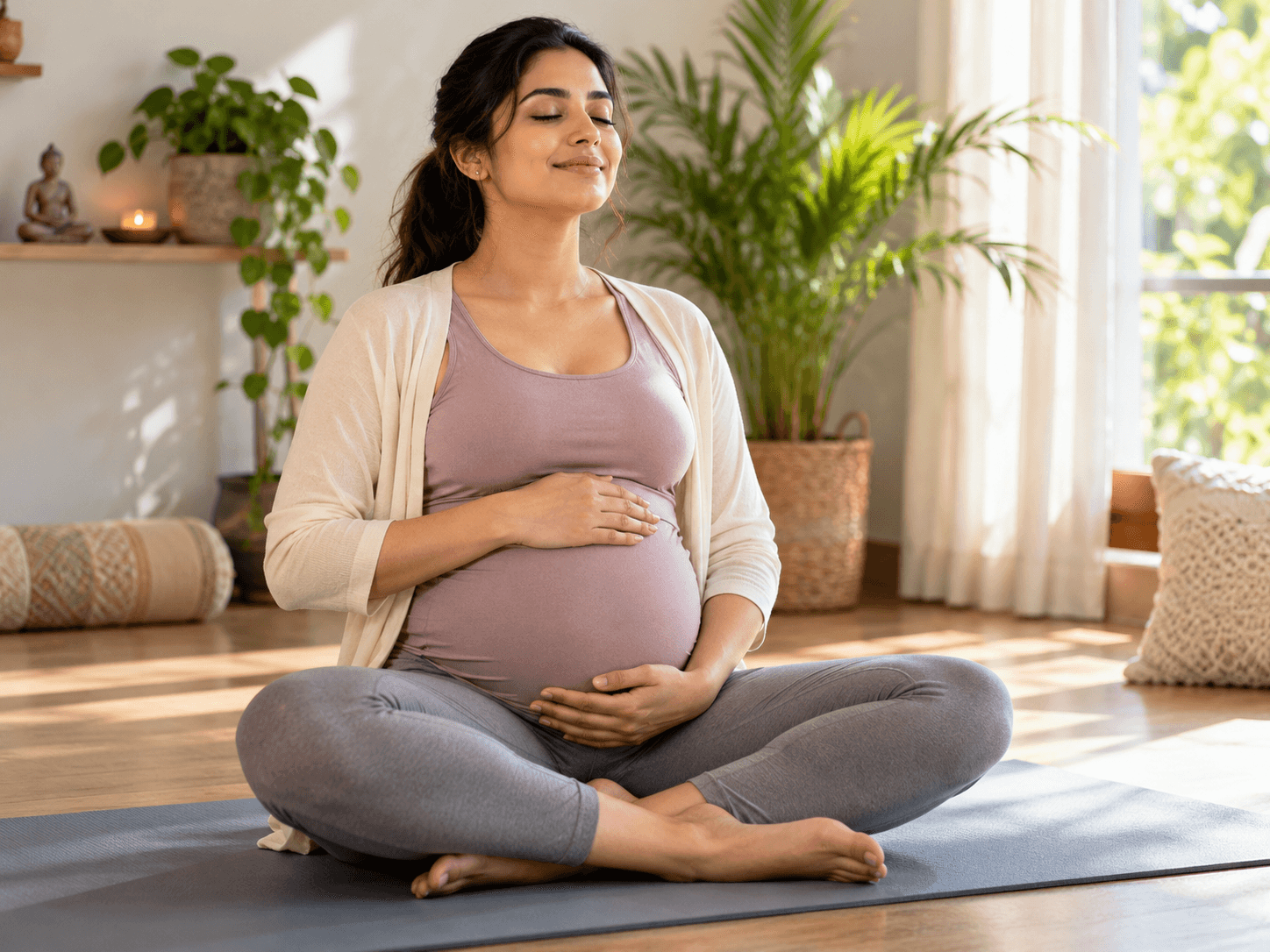 Prenatal Yoga for Anxiety: Gentle Ways to Feel Calm - prenatal yoga, pregnancy anxiety